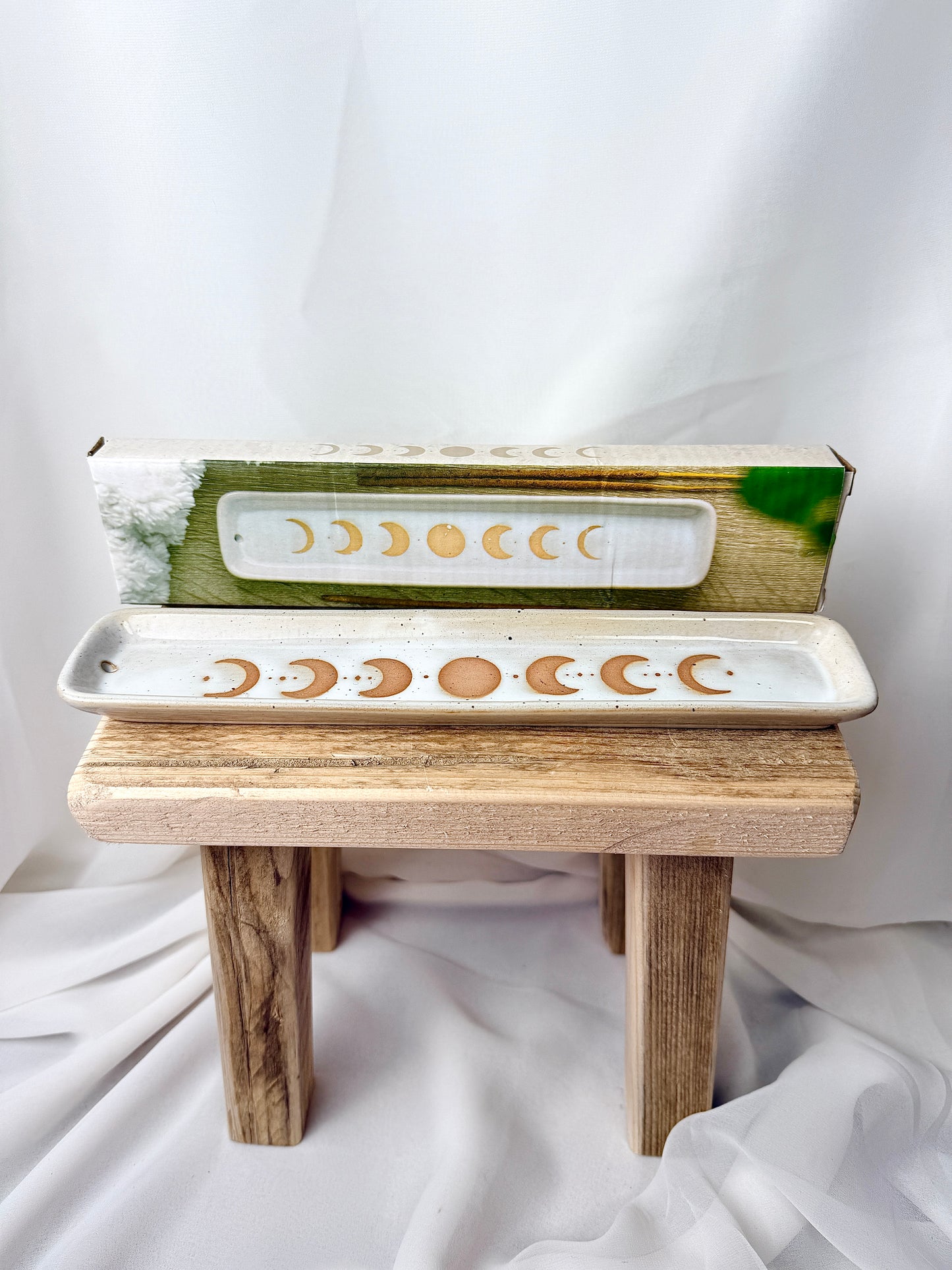 Moon Phase Ceramic Ash Catcher