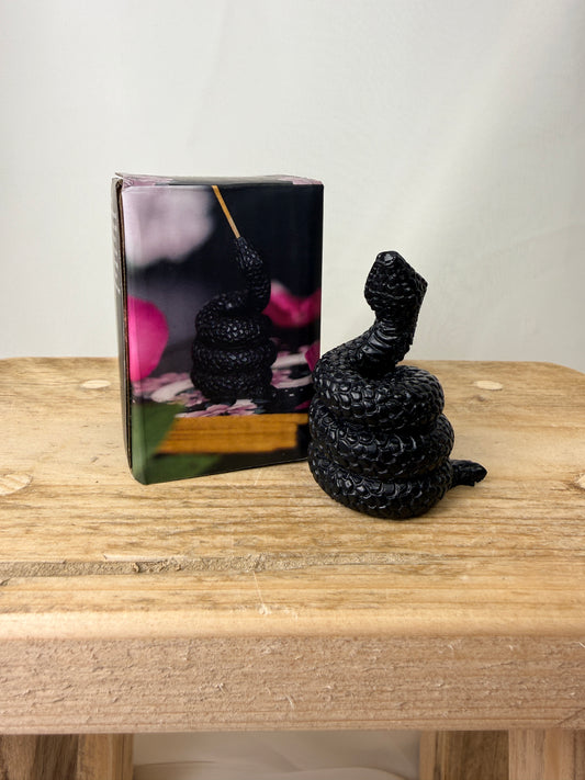 Black Snake Incense Stick Holder