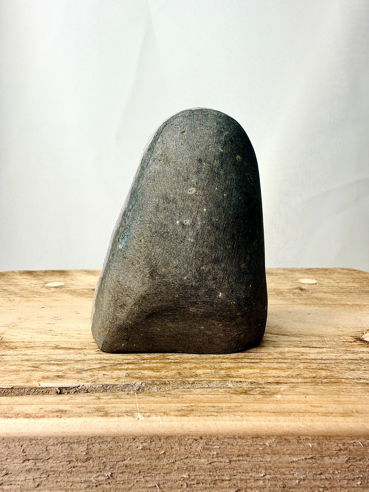 Part-Polished Amethyst Cut Base (#3) - 0.24kg - Brazil
