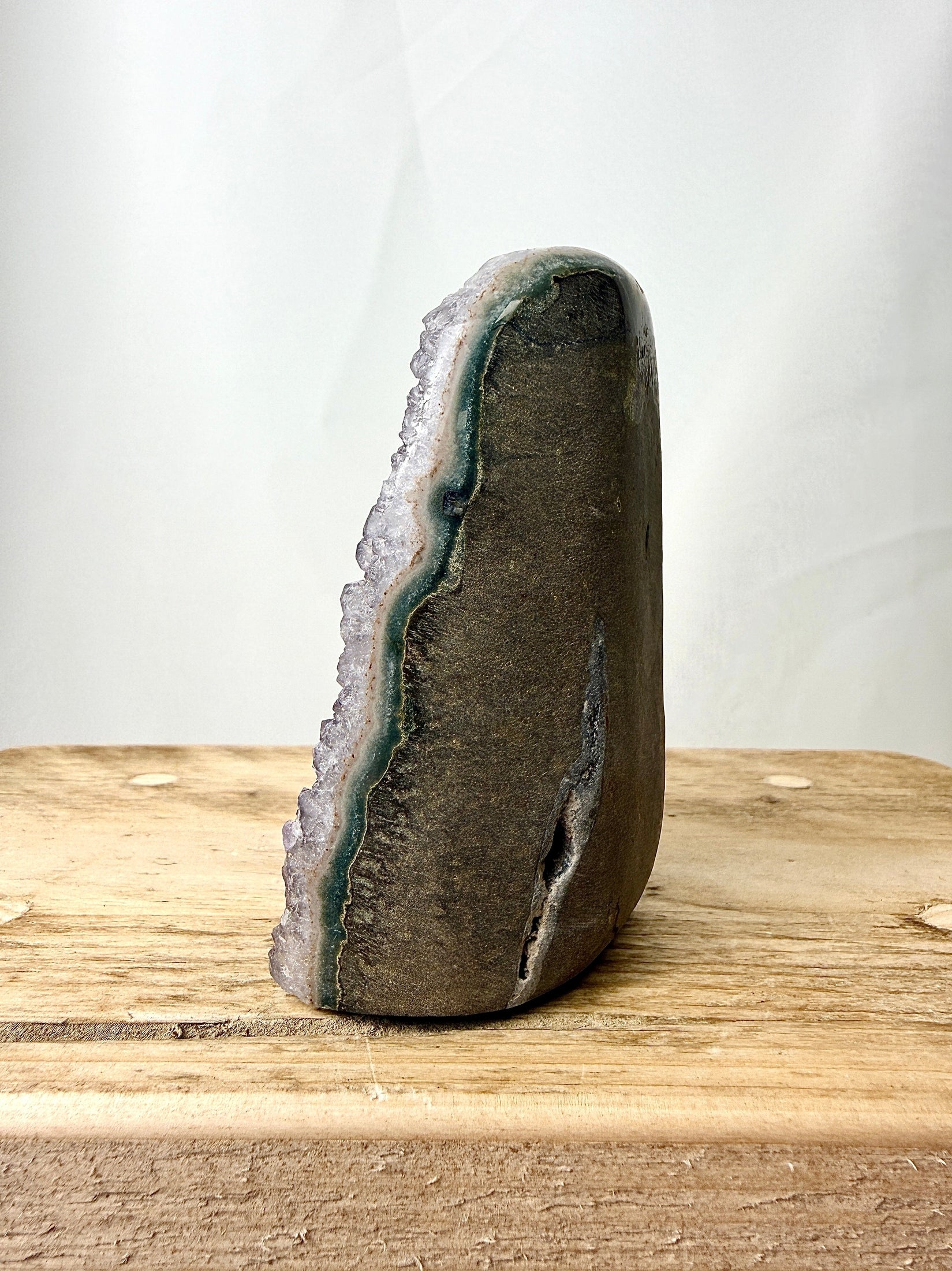 Part-Polished Amethyst Cut Base (#6)