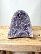 Part-Polished Amethyst Cut Base (#7)