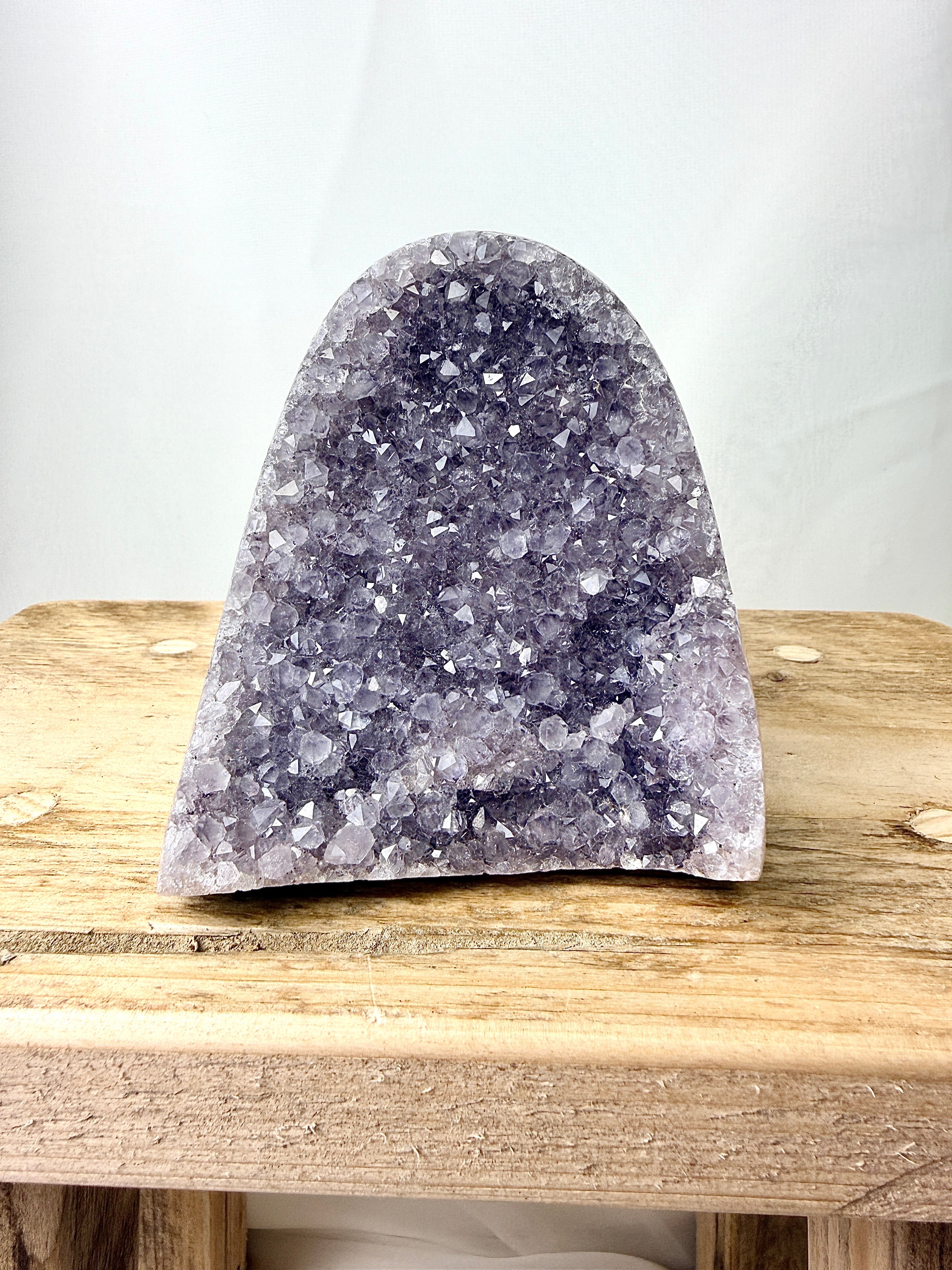 Part-Polished Amethyst Cut Base (#7)