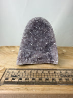 Part-Polished Amethyst Cut Base (#7)