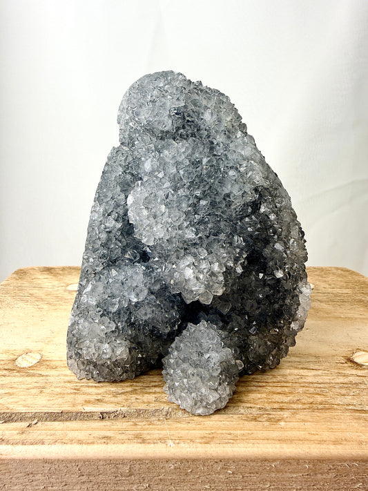 Part-Polished Amethyst Cut Base (#10) - 0.93kg - Brazil