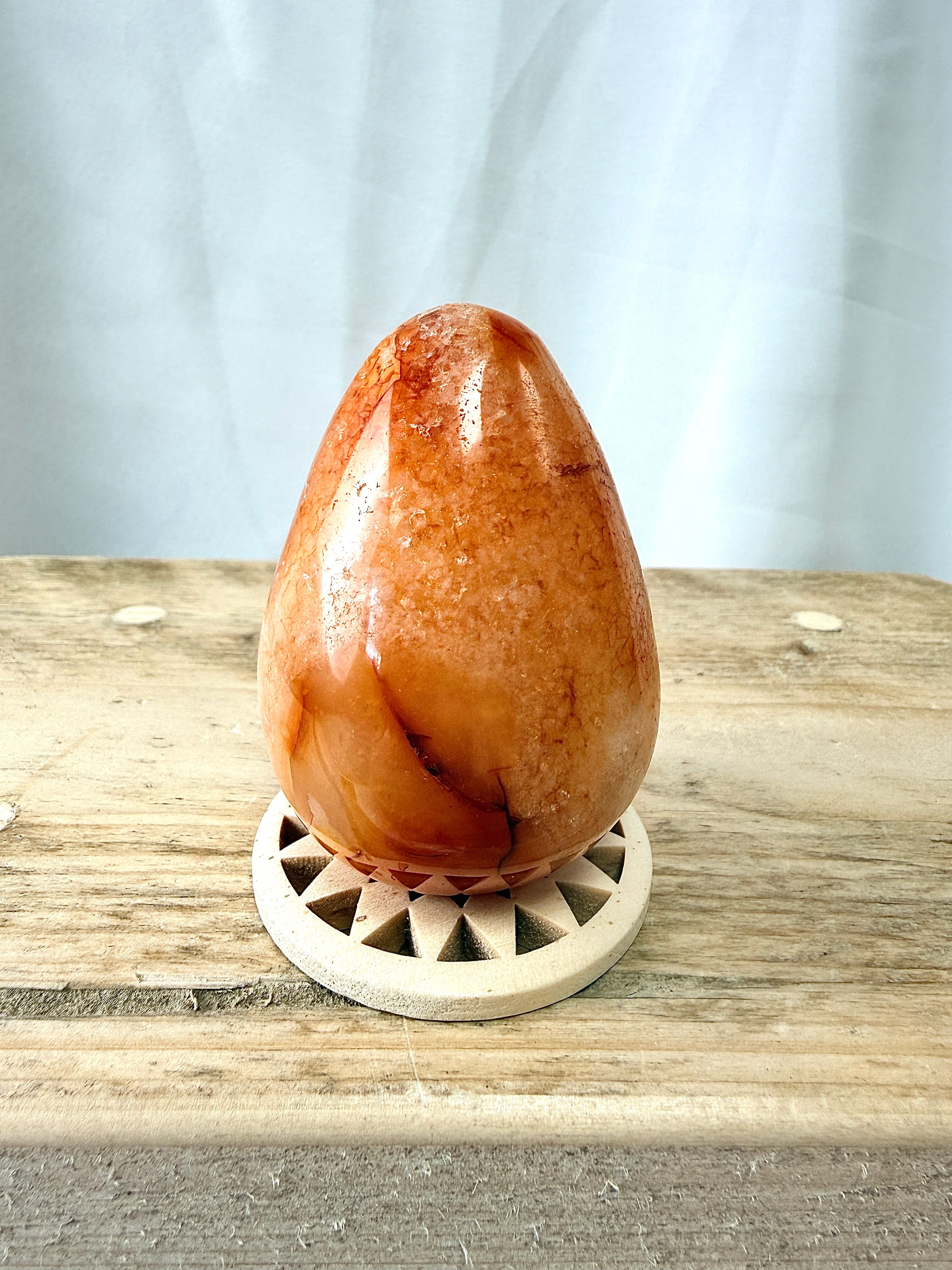 Carnelian Crystal Egg
