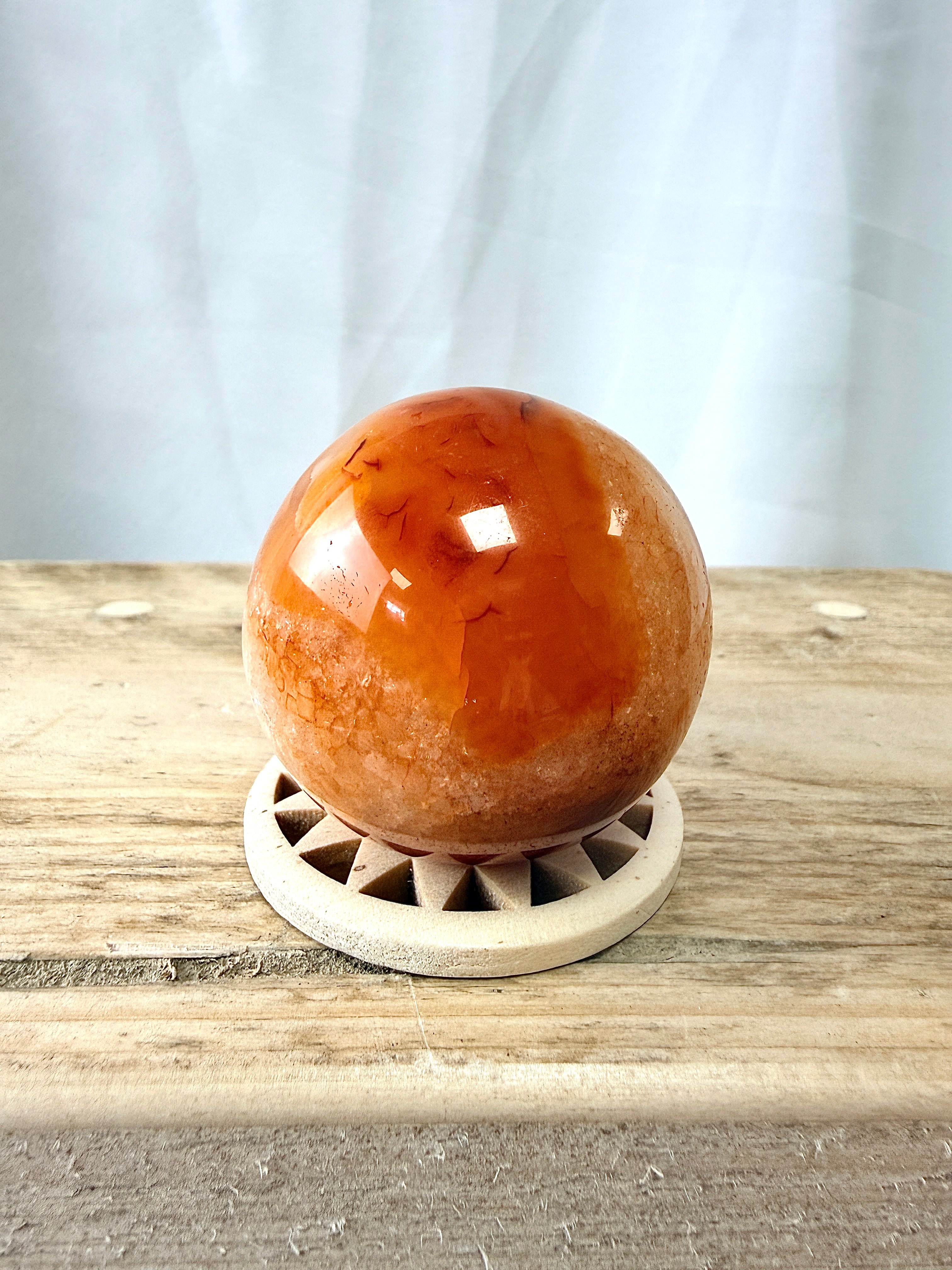 Carnelian Crystal Egg