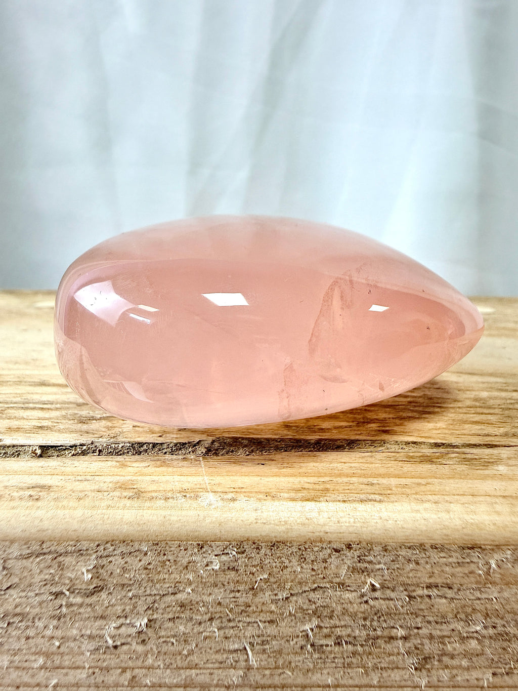 Natural Rose Quartz Crystal Heart