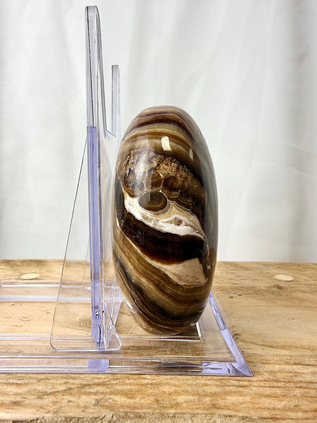 Large Chocolate Calcite Palmstone