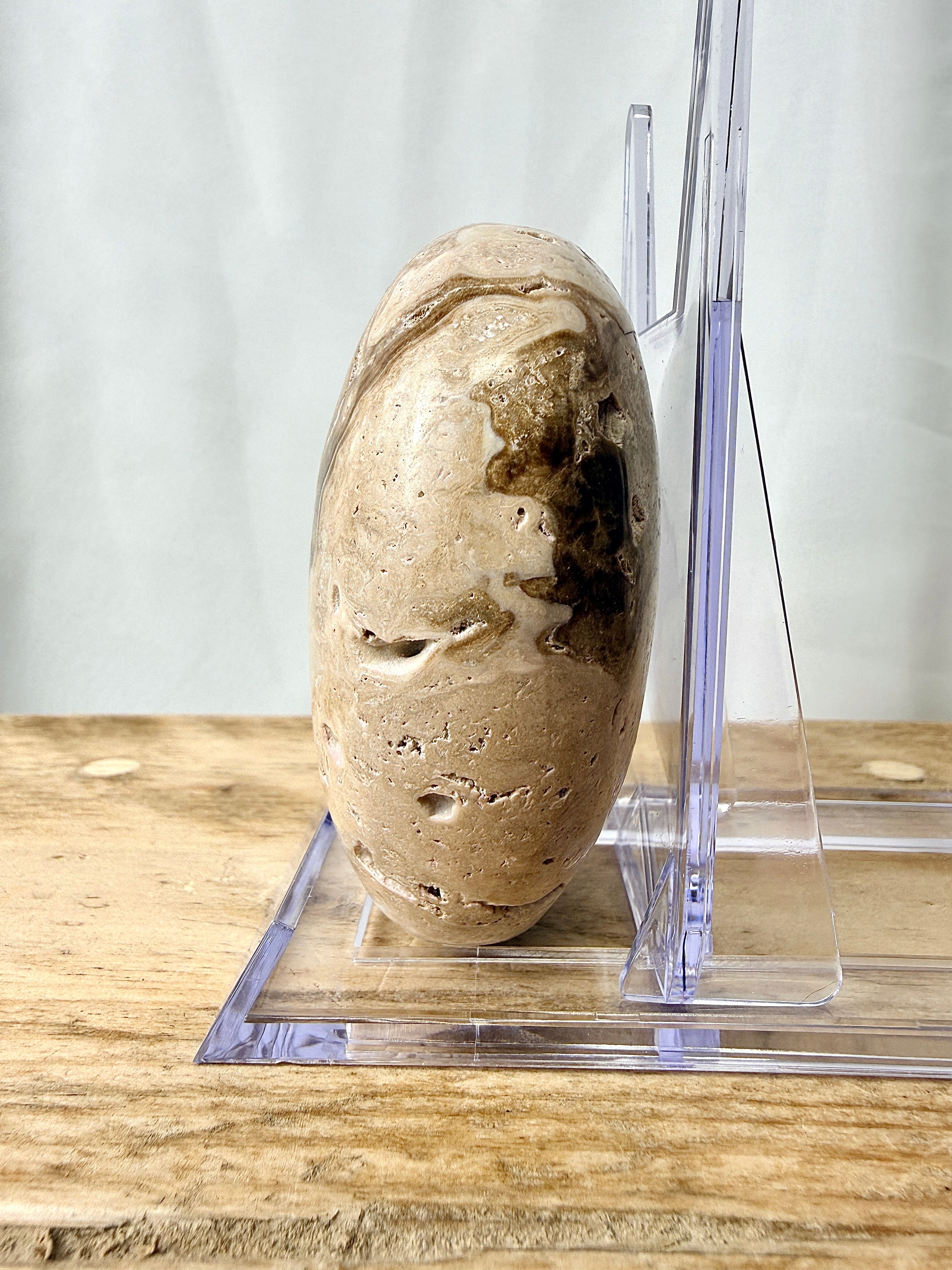 Large Chocolate Calcite Palmstone