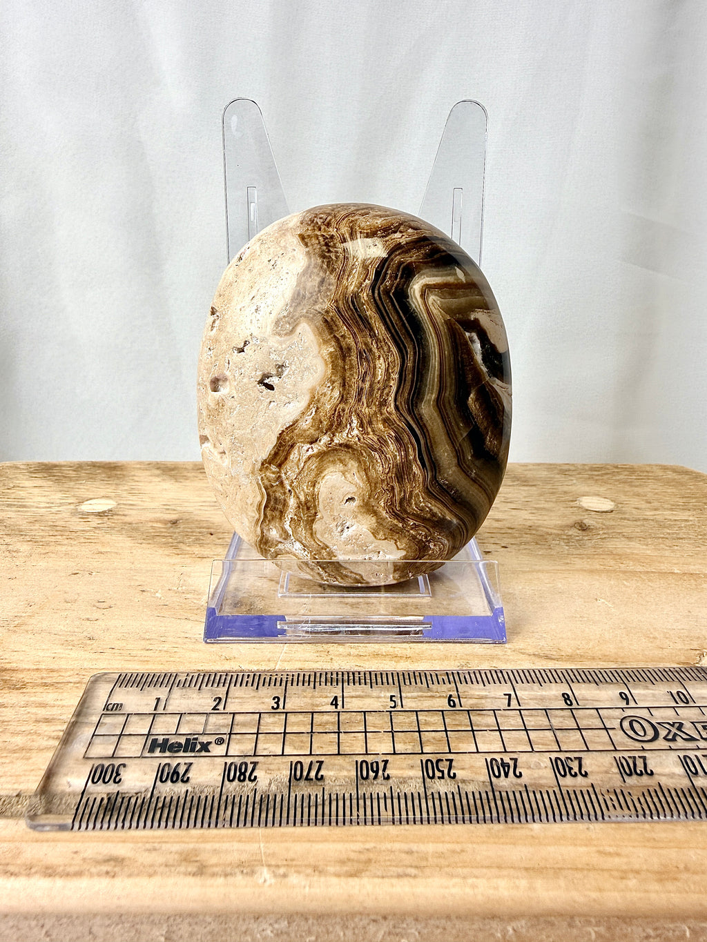 Large Chocolate Calcite Palmstone