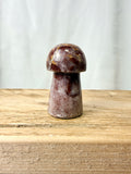 Strawberry Calcite Mushroom (#2)