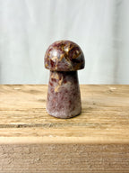 Strawberry Calcite Mushroom (#2)