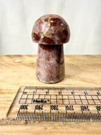 Strawberry Calcite Mushroom (#2)