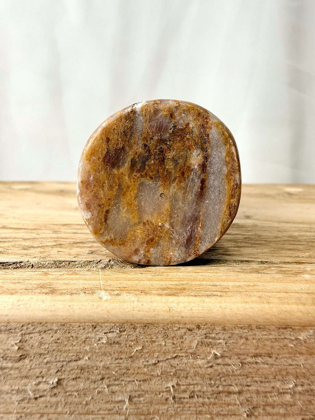 Strawberry Calcite Mushroom (#3)