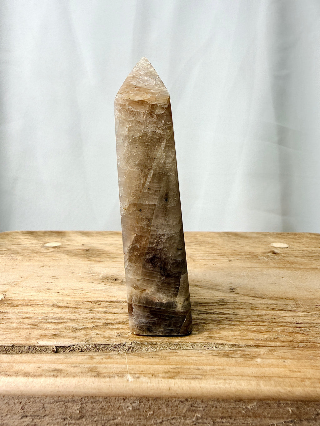 Natural Sunstone Moonstone Crystal Tower