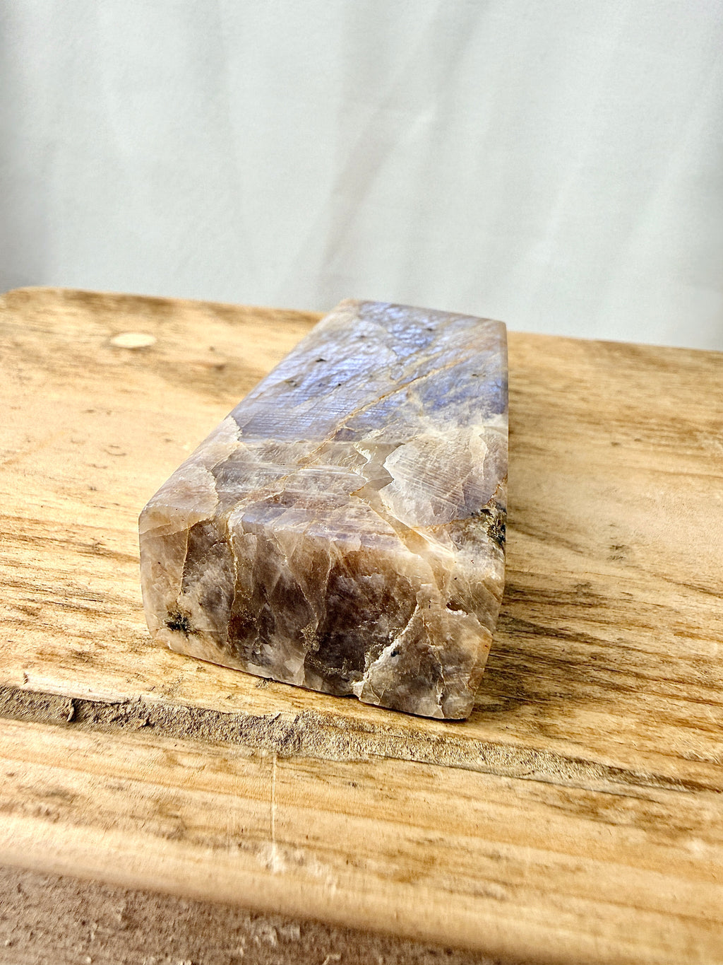 Natural Sunstone Moonstone Crystal Tower