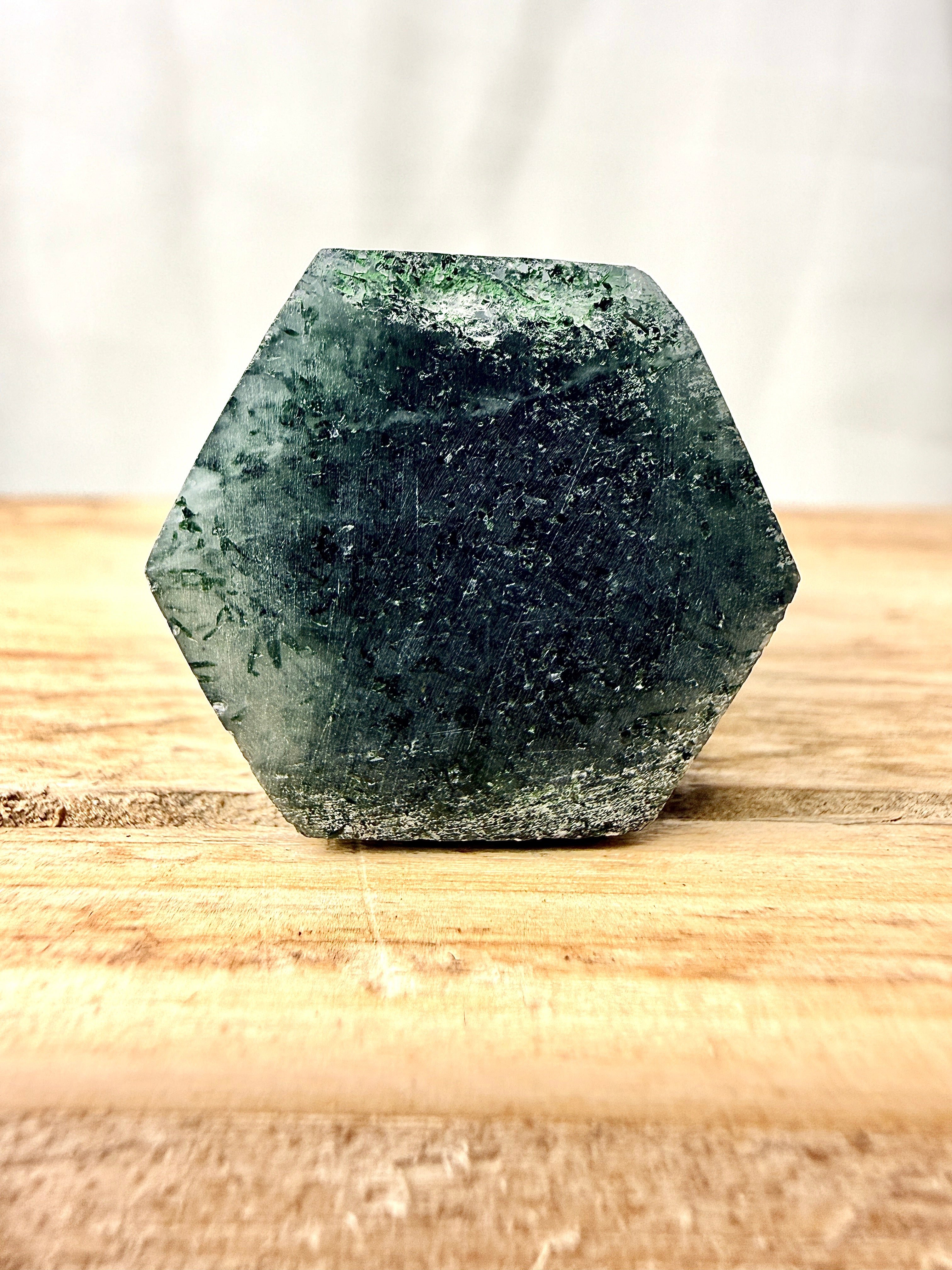 Ruby in Zoisite Polished Point