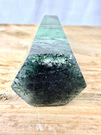 Ruby in Zoisite Polished Point