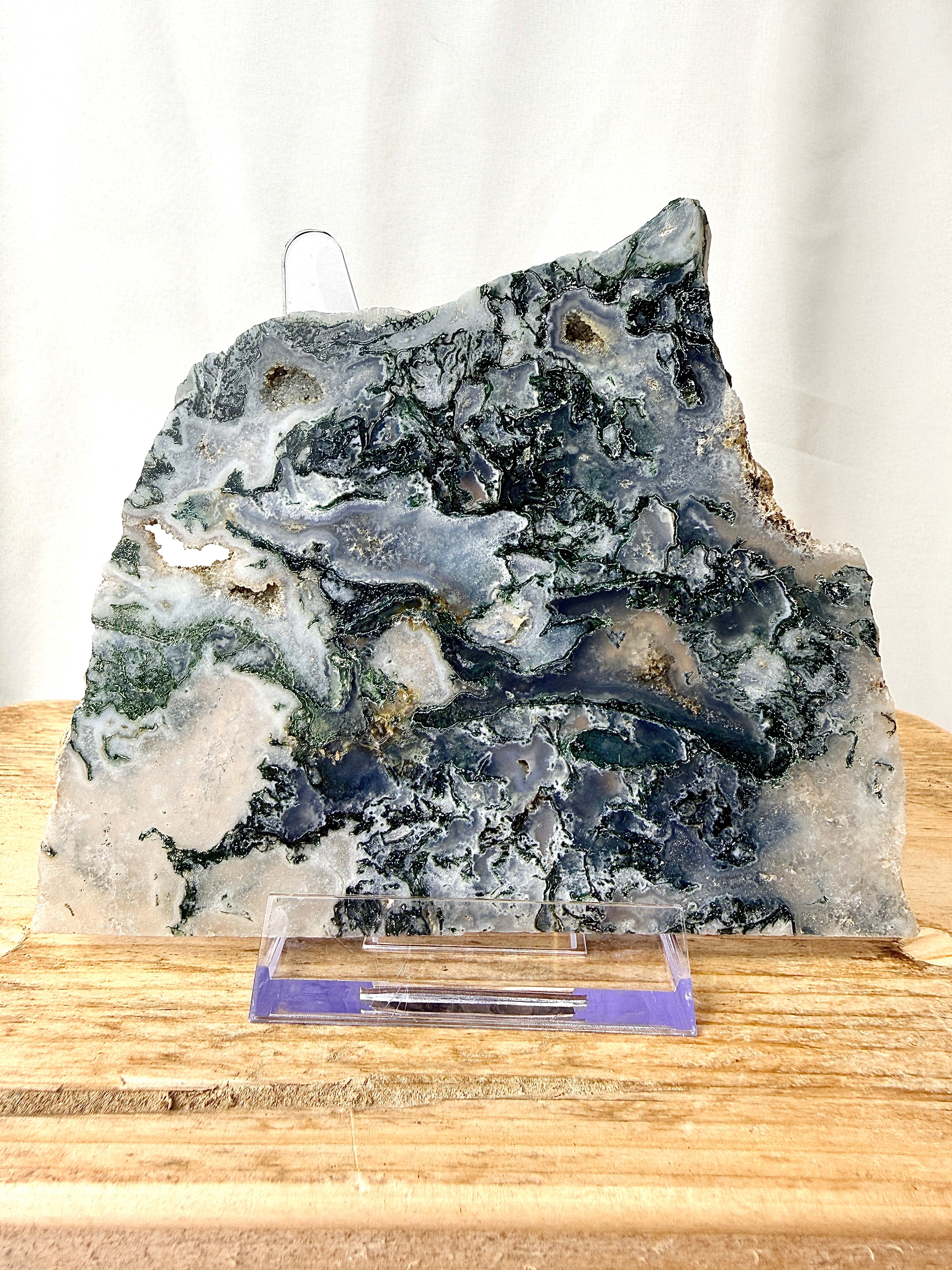 Moss Agate Slice (#1)