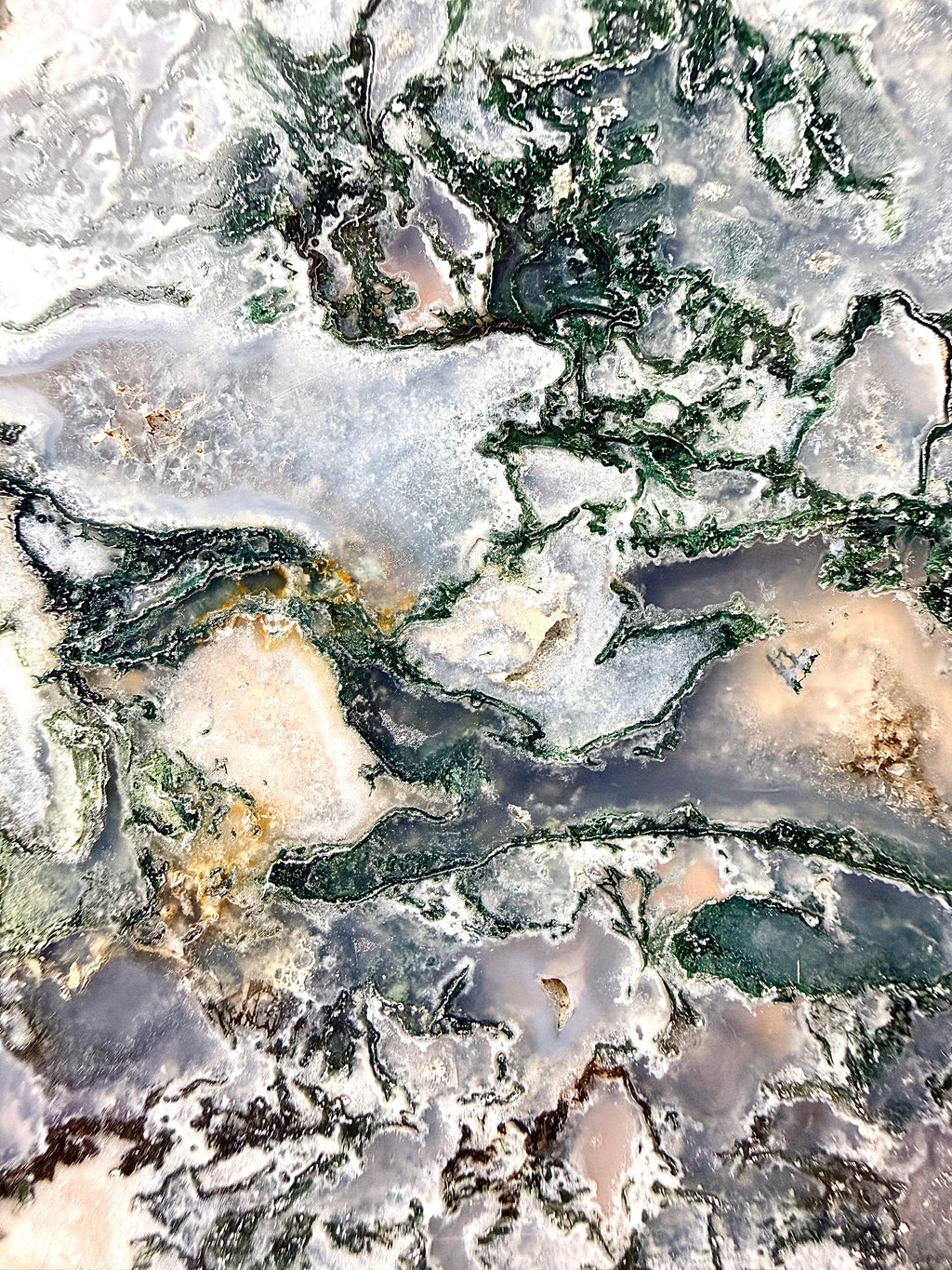 Moss Agate Slice (#1)