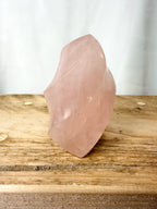 Small Rose Quartz Flame