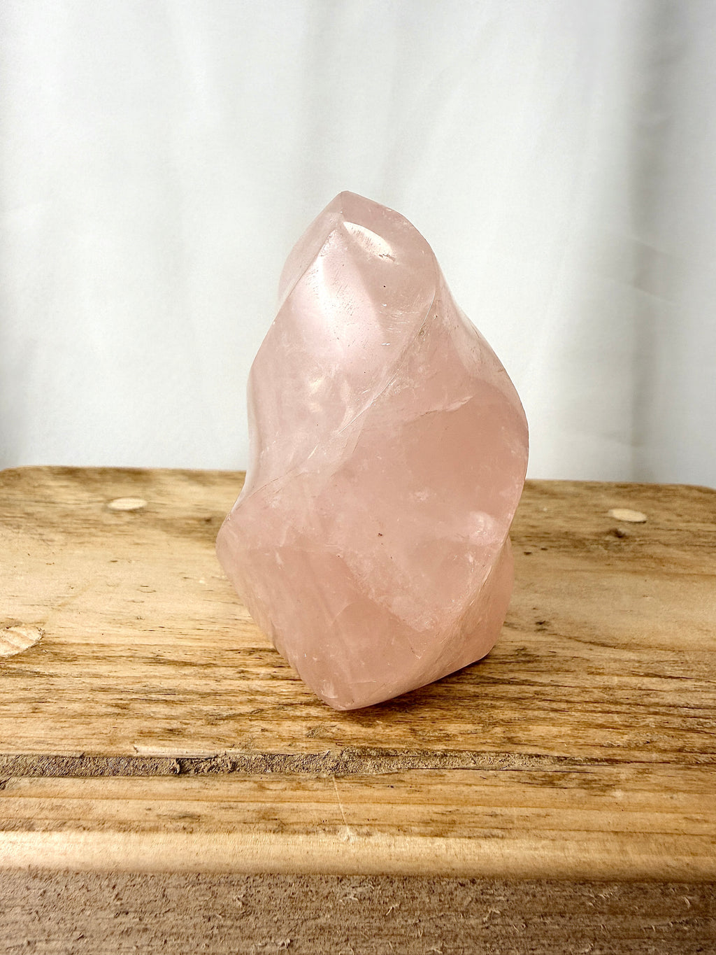 Small Rose Quartz Flame