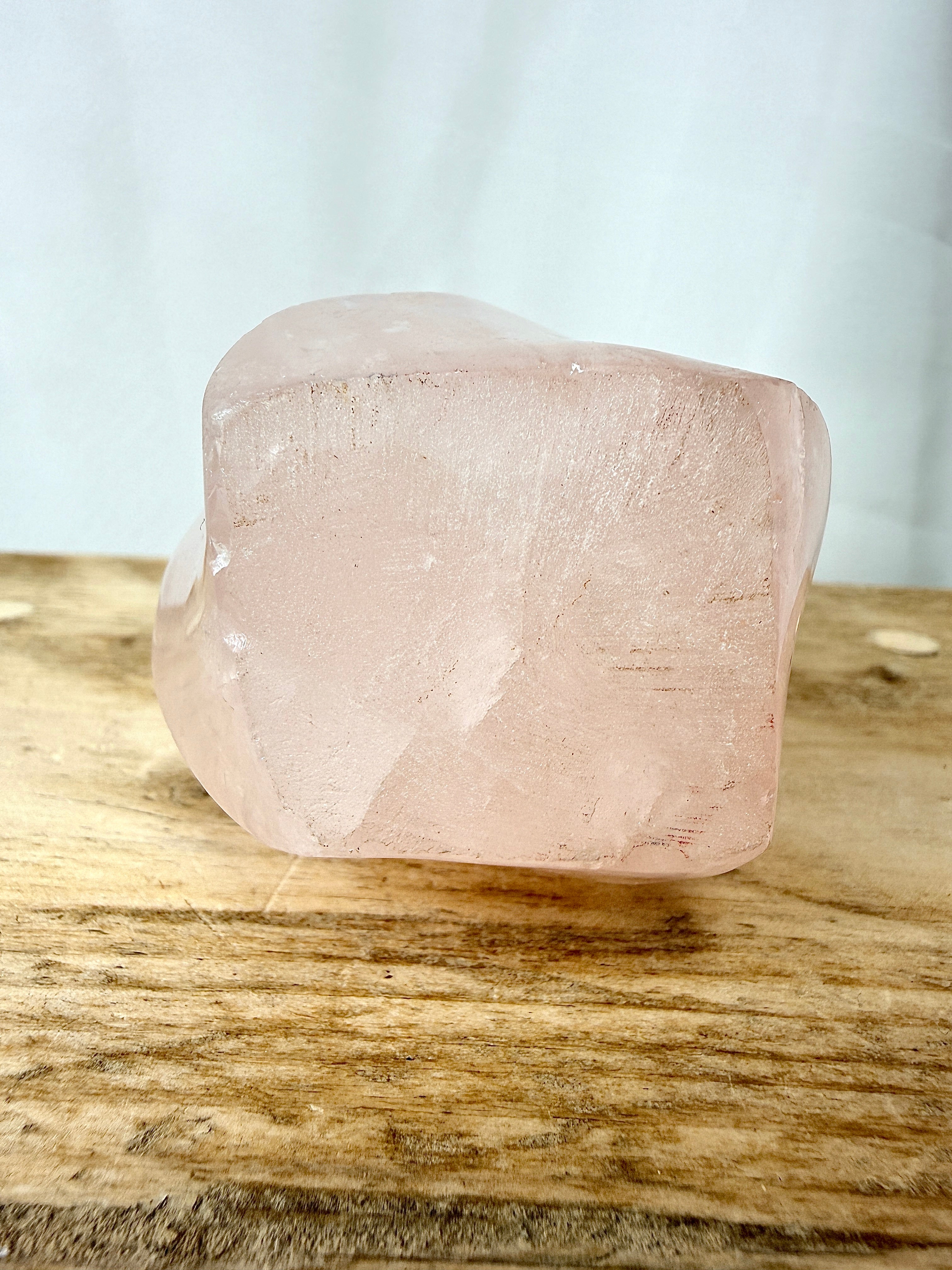 Small Rose Quartz Flame