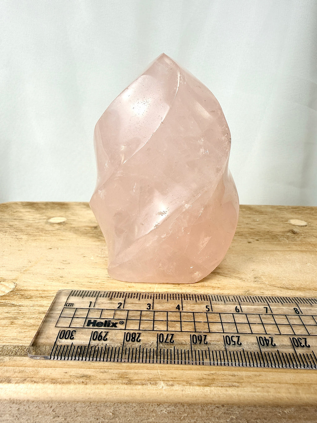 Small Rose Quartz Flame