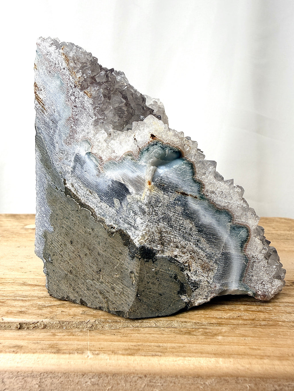 Snowy Amethyst Druze Formation (#6)