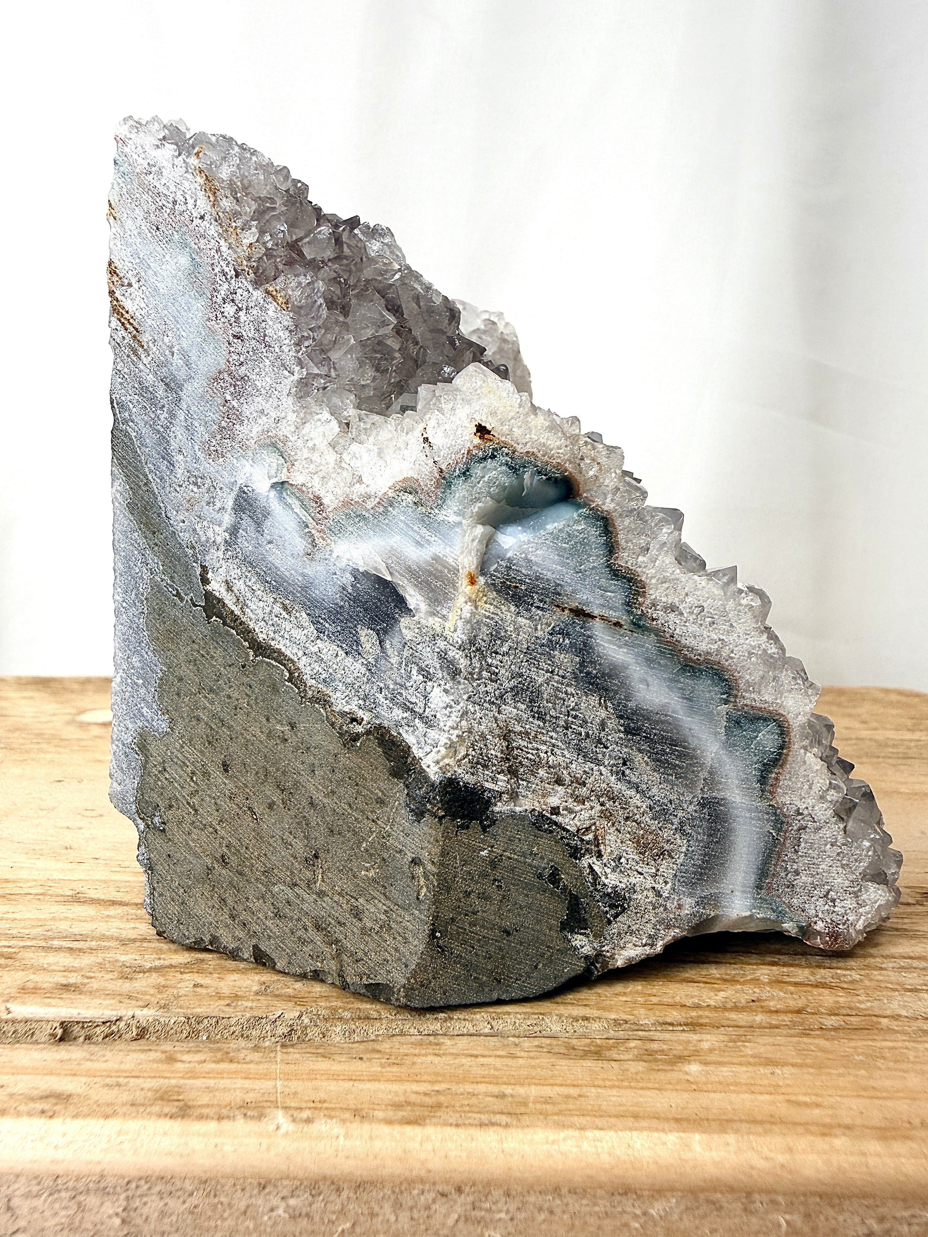 Snowy Amethyst Druze Formation (#6)