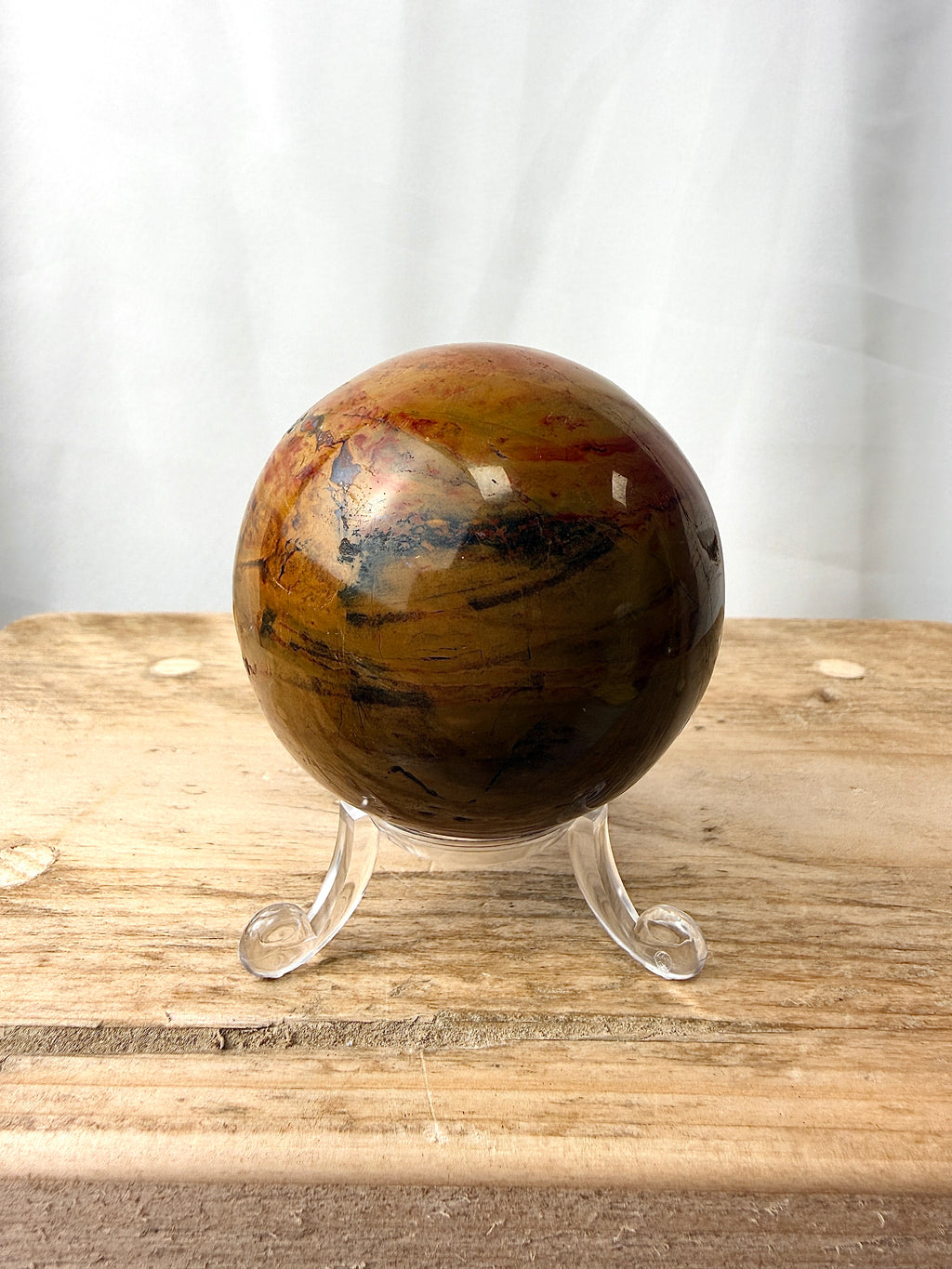 Natural Ocean Jasper Sphere Crystal