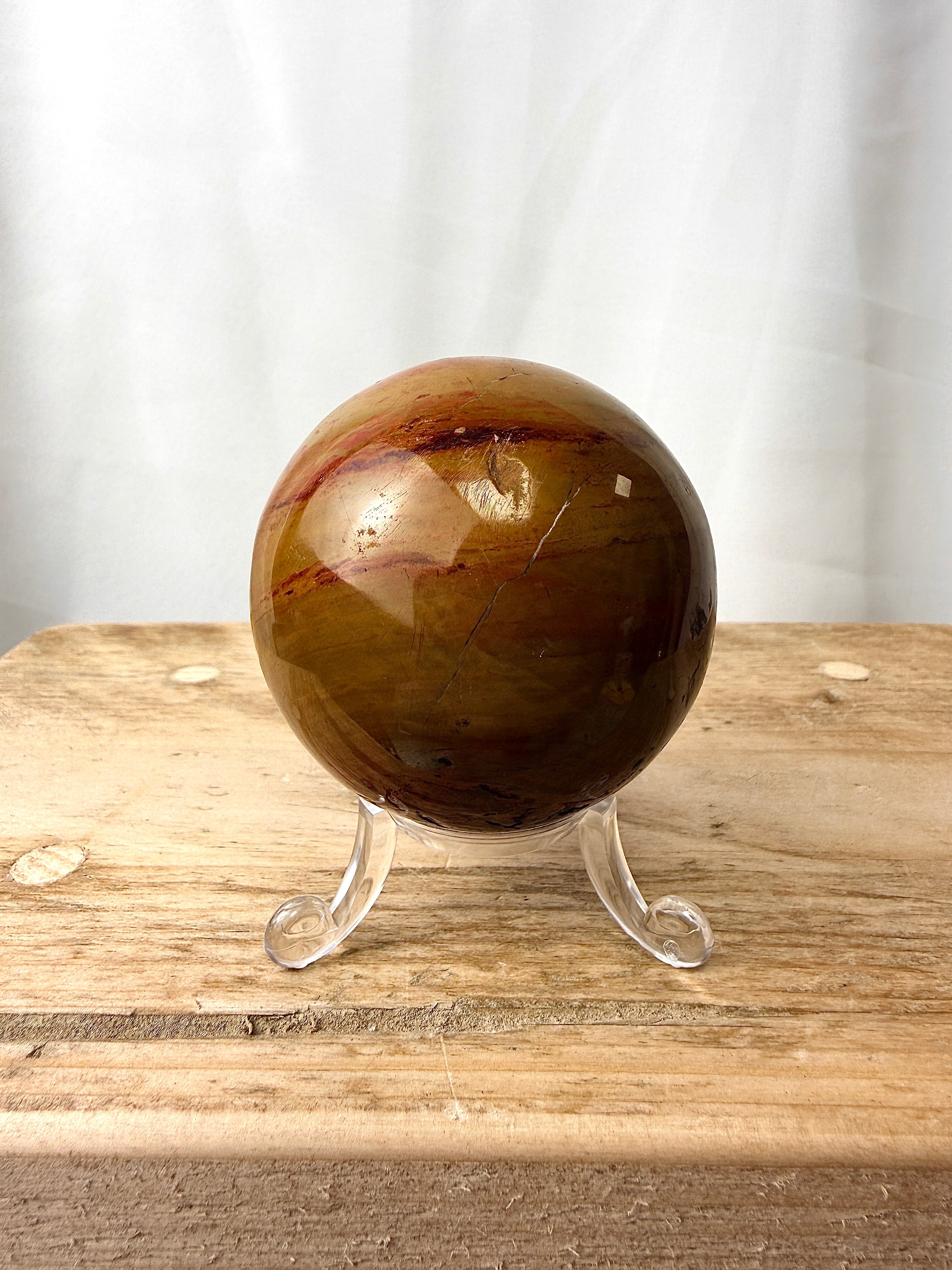 Natural Ocean Jasper Sphere Crystal