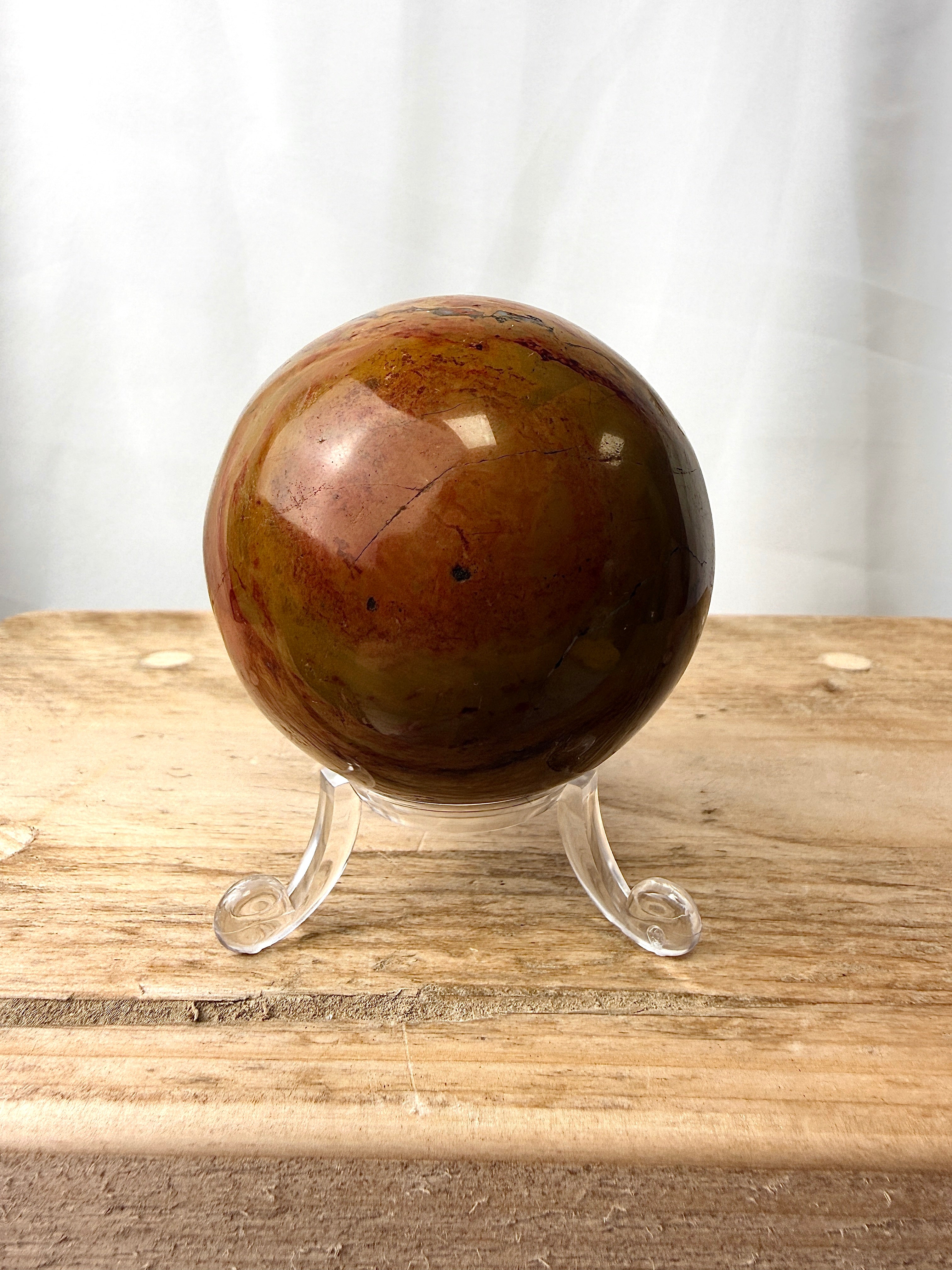 Natural Ocean Jasper Sphere Crystal