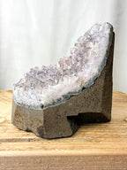Snowy Amethyst Druze Formation (#1)