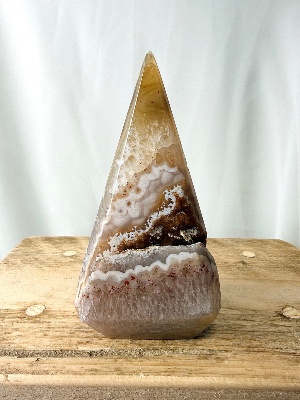 Druzy Agate Cone Point