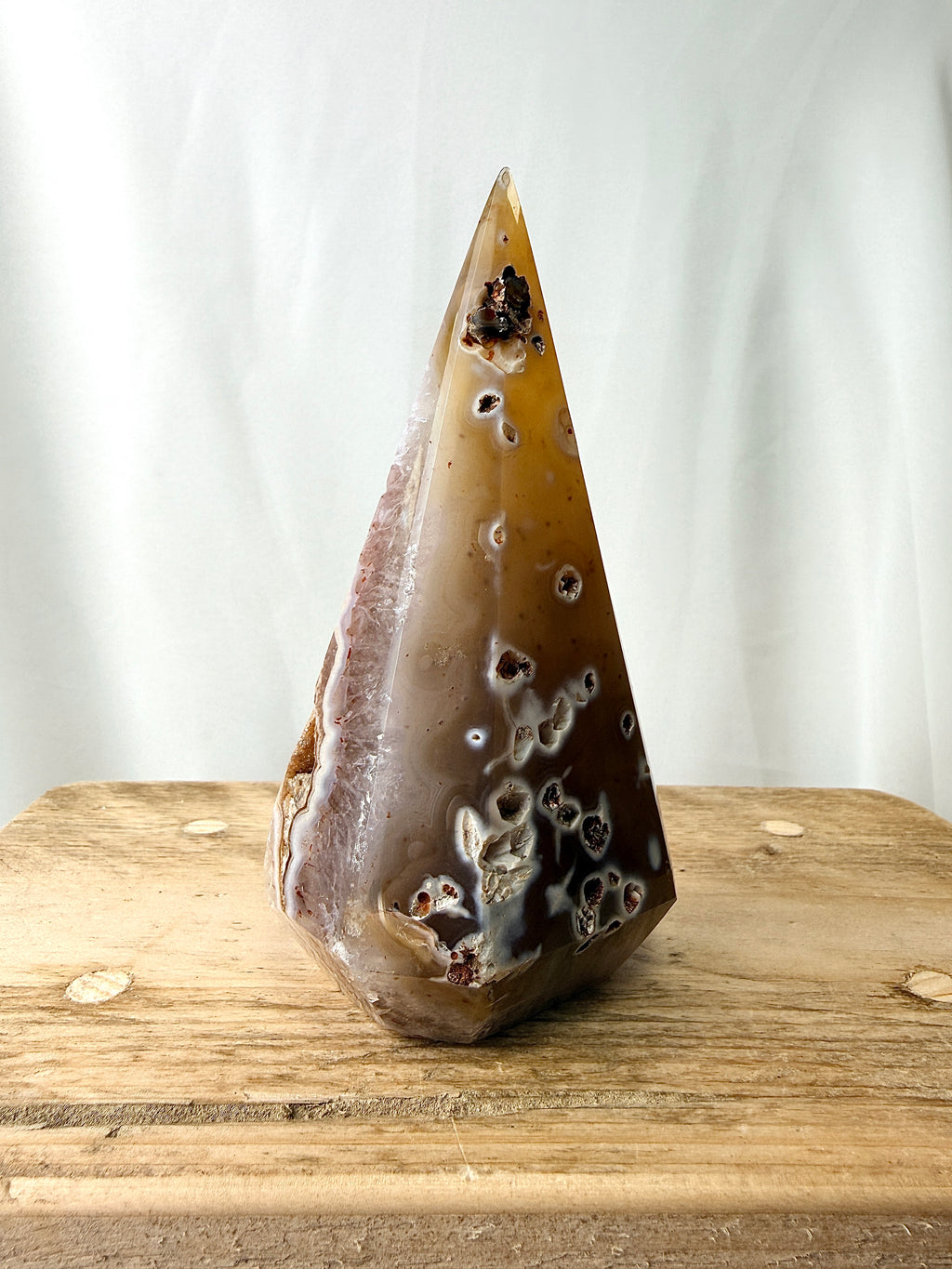 Druzy Agate Cone Point