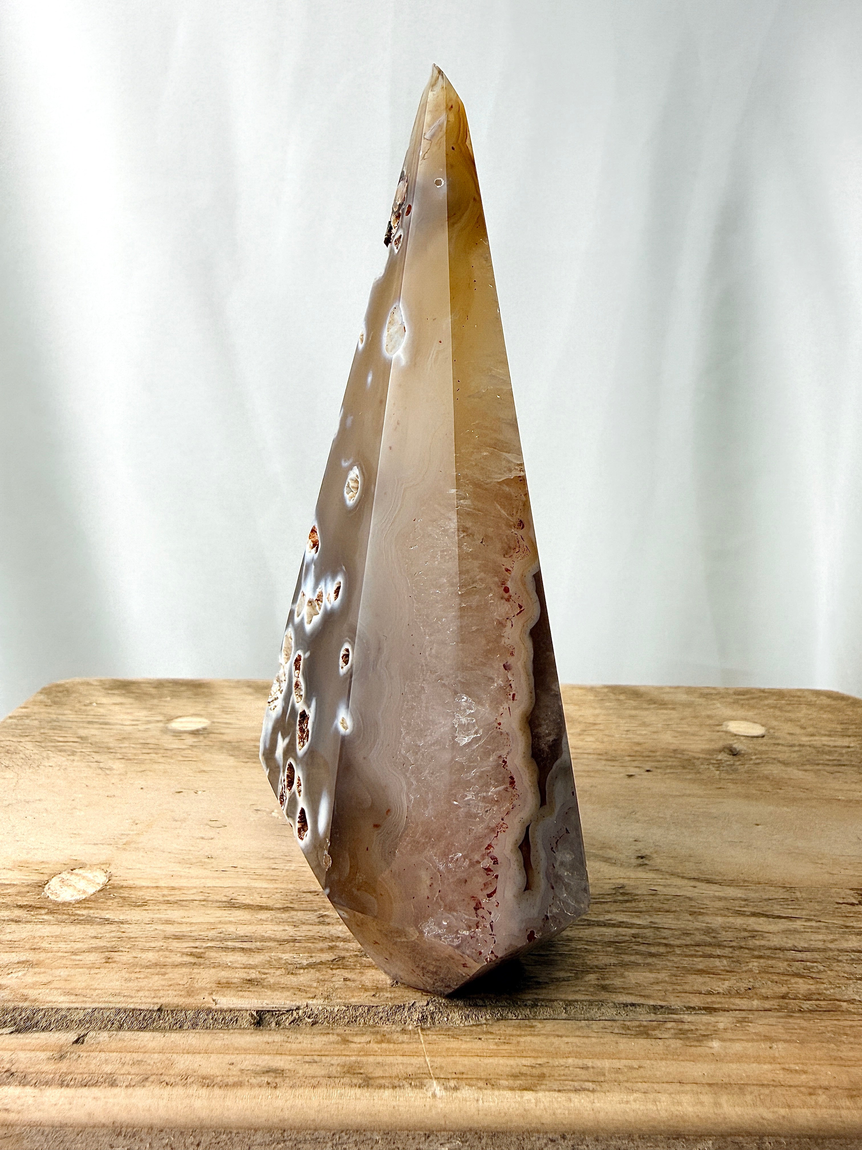 Druzy Agate Cone Point