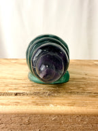 Rainbow Fluorite Conch Shell (#1)