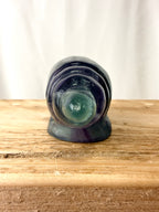 Rainbow Fluorite Conch Shell (#2)