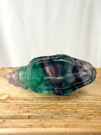 Rainbow Fluorite Conch Shell (#6)