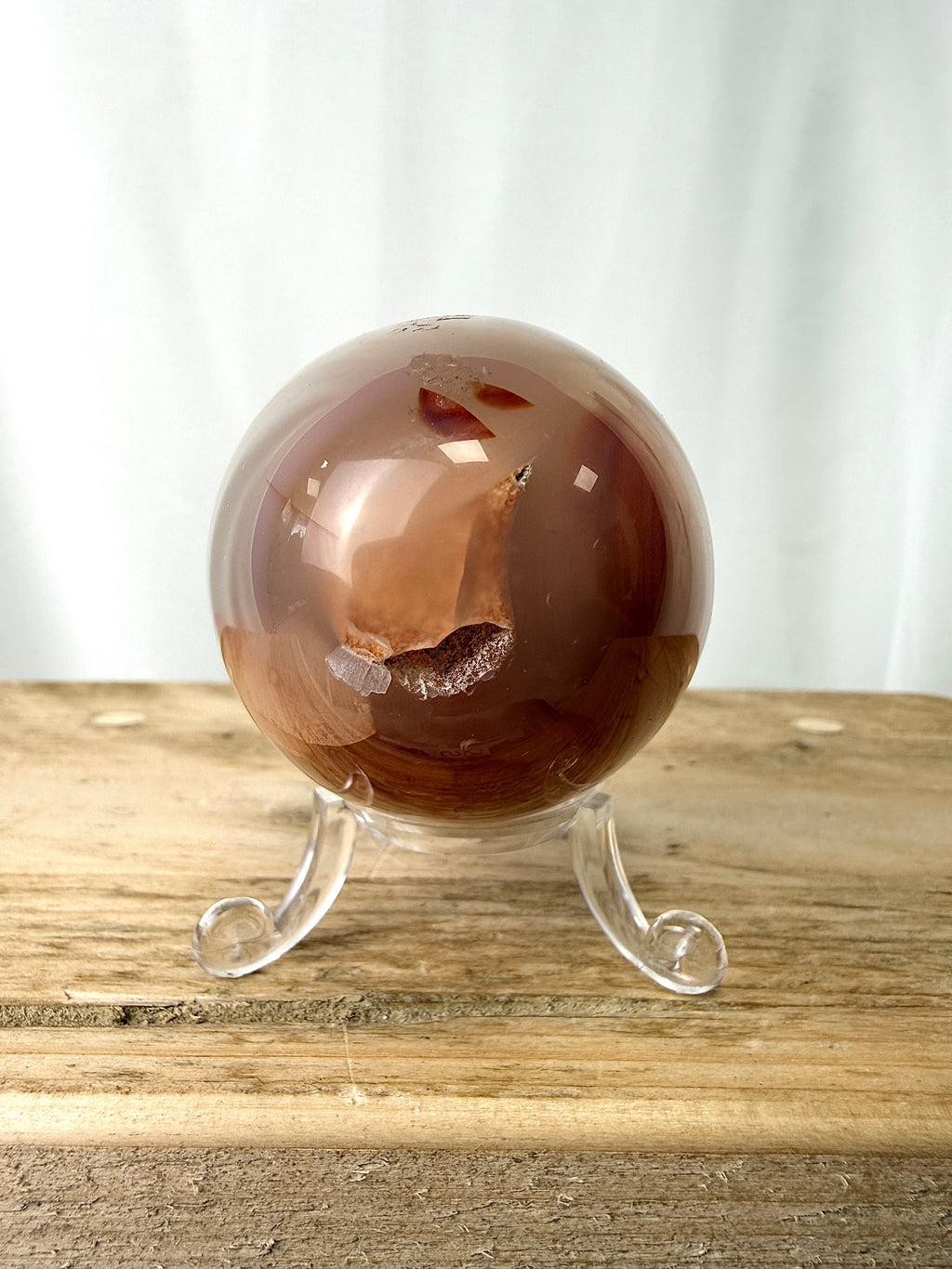 Flower Agate Egg