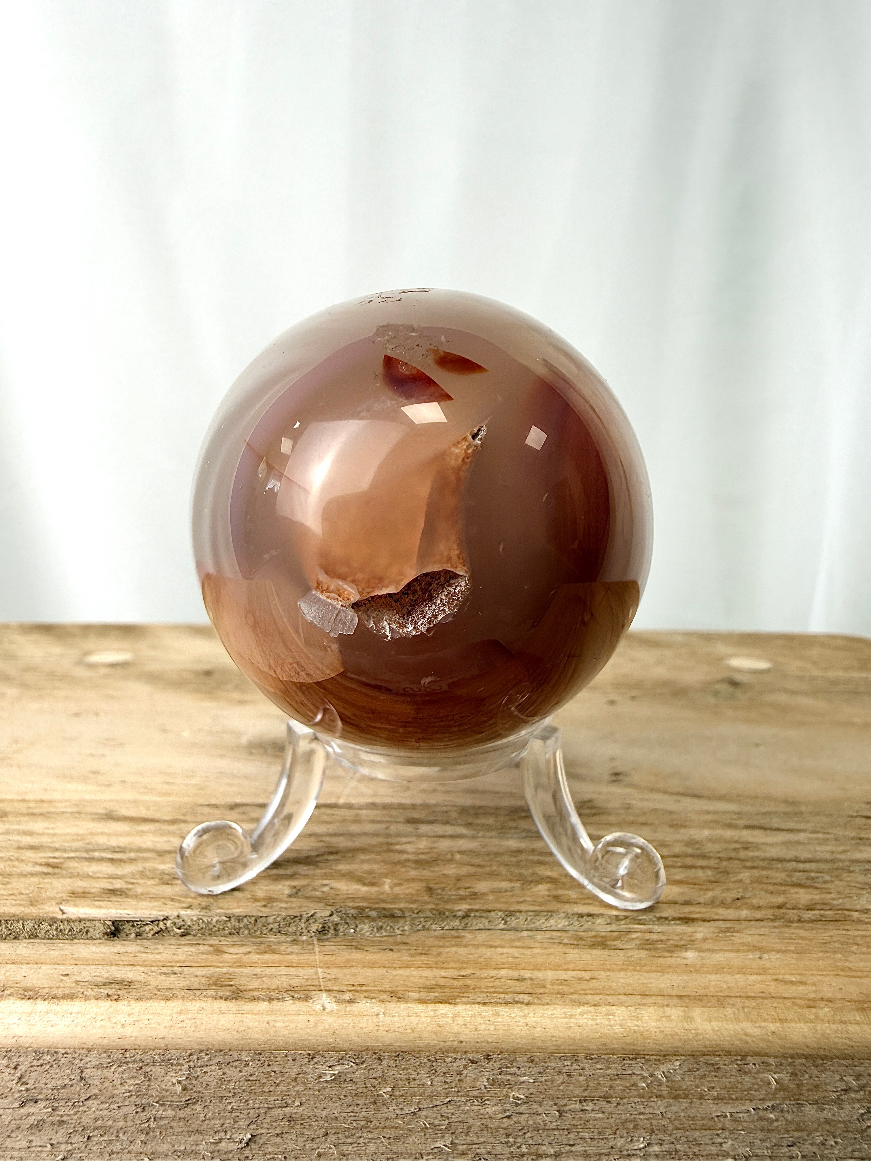 Flower Agate Egg
