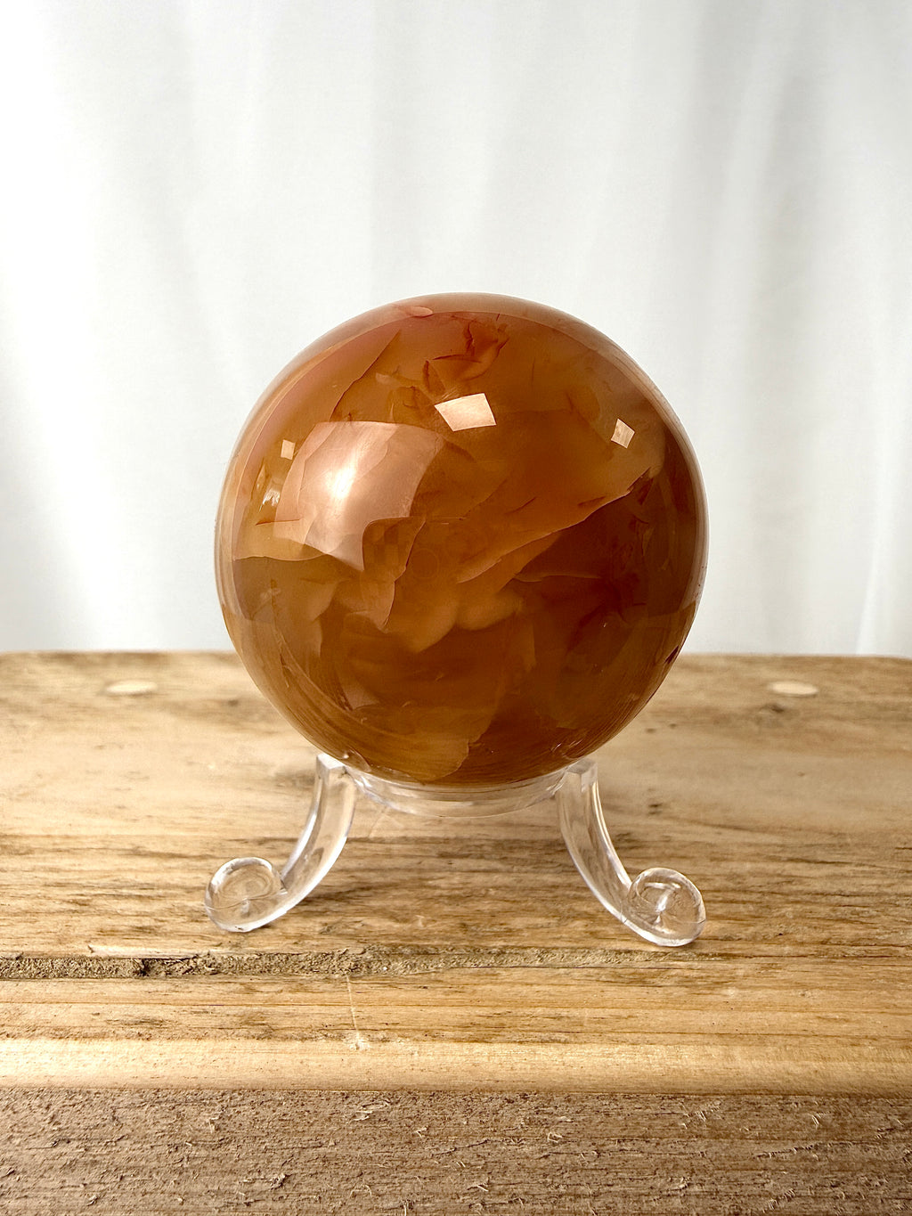 Flower Agate Egg
