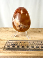 Flower Agate Egg