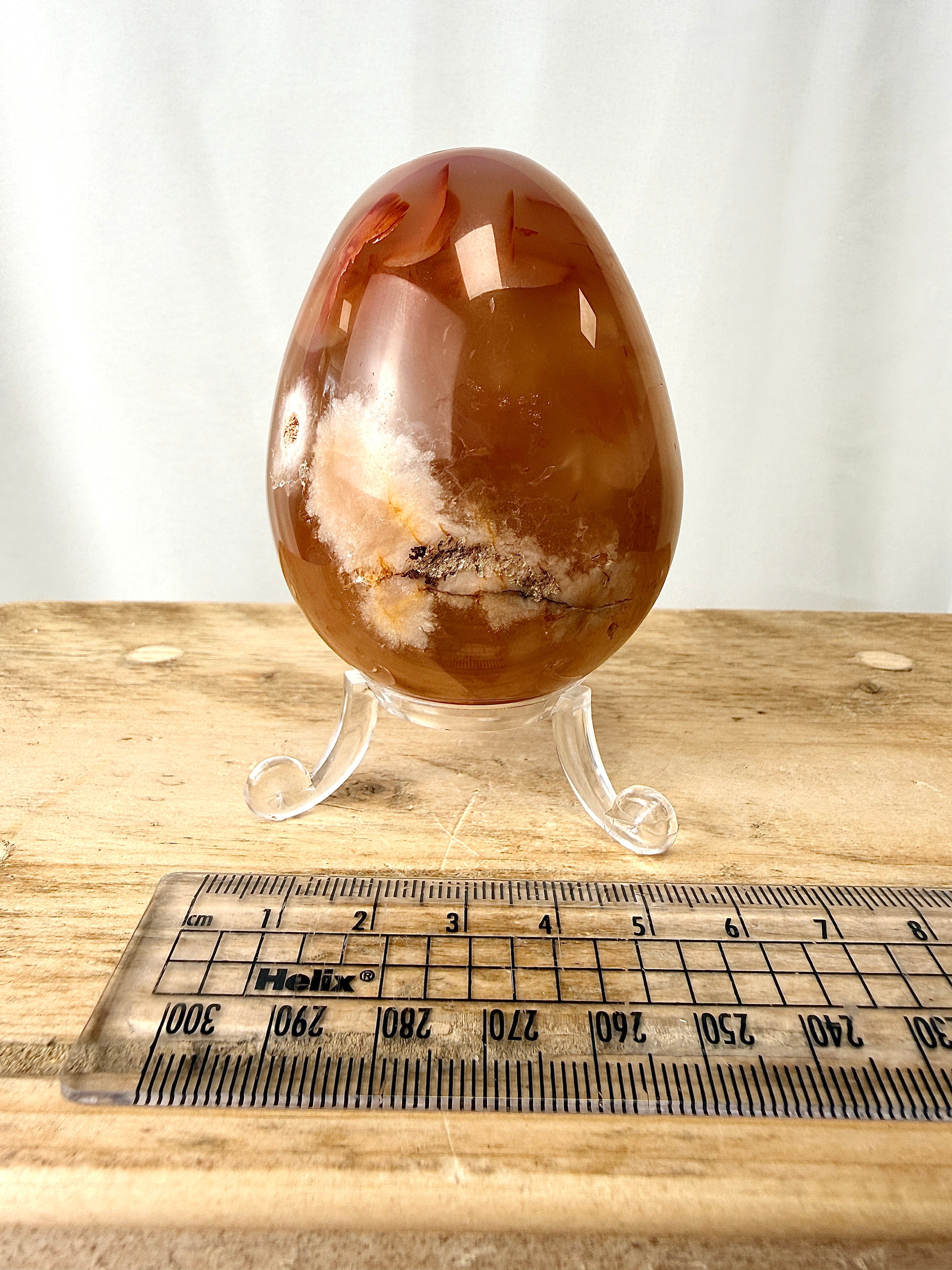 Flower Agate Egg