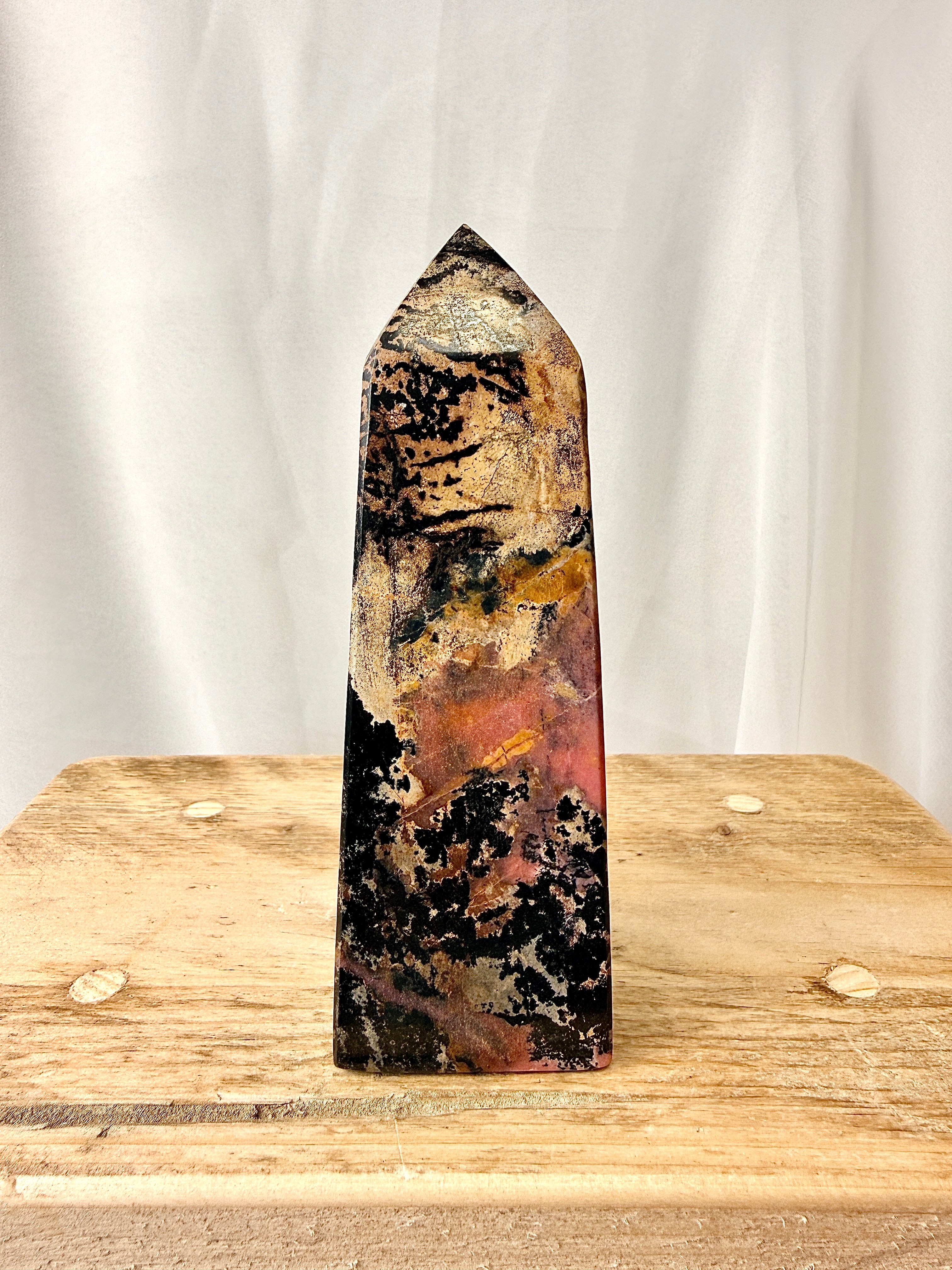 Rhodonite Obelisk