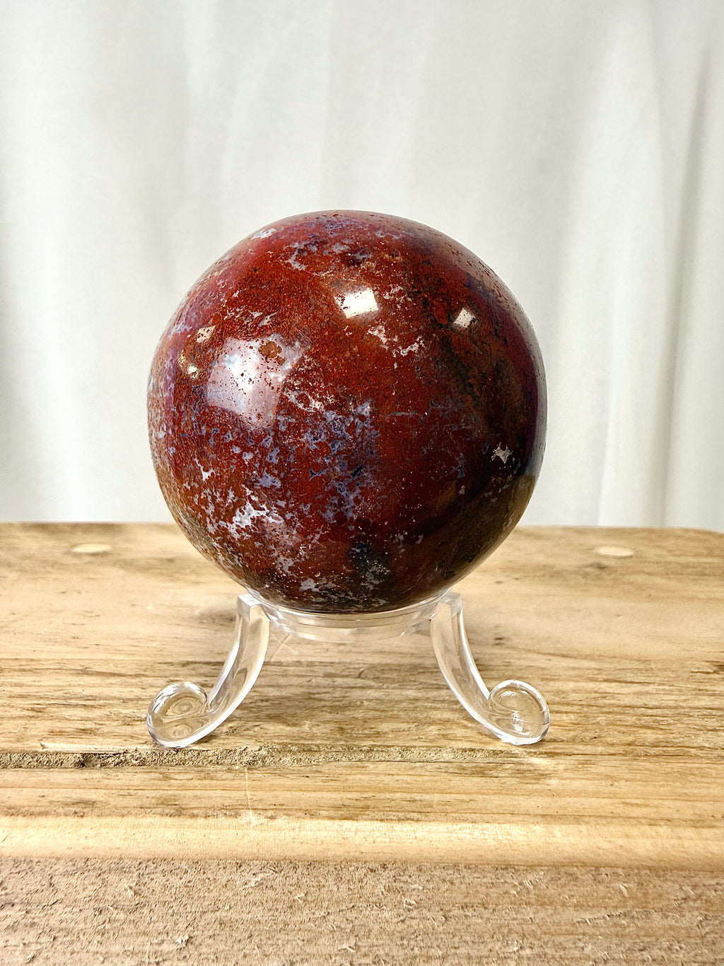 Red Jasper Sphere (#1)