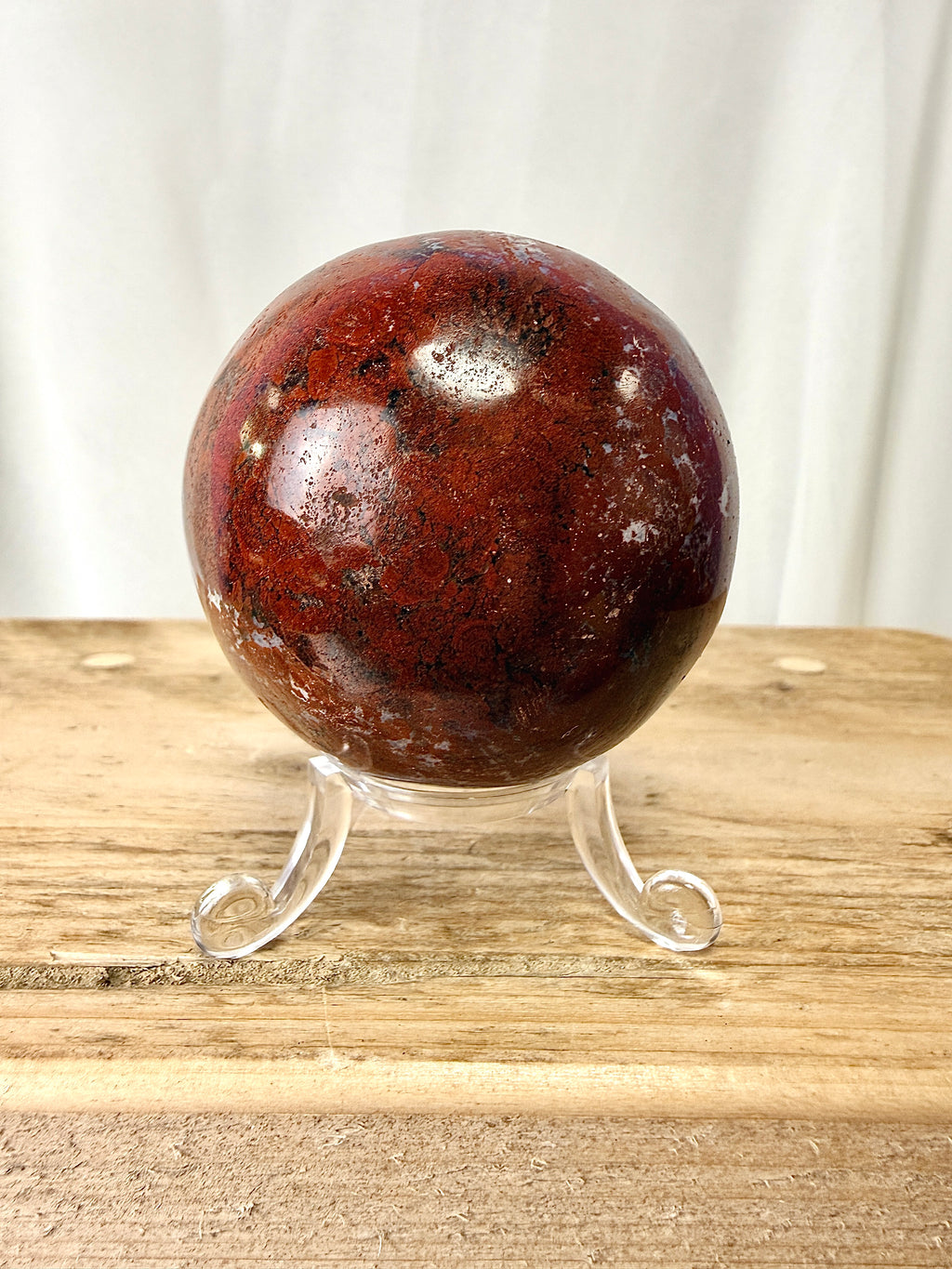 Red Jasper Sphere (#1)