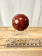 Red Jasper Sphere (#1)