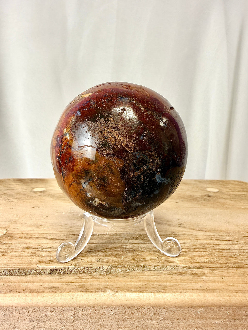 Red Jasper Sphere (#2)